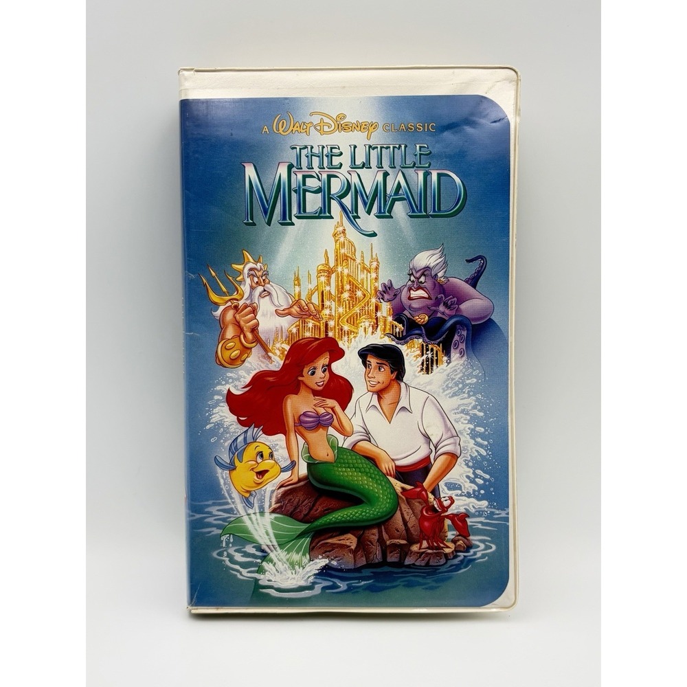 Walt Disney The Little Mermaid Black Diamond VHS Banned Cover Art Classic